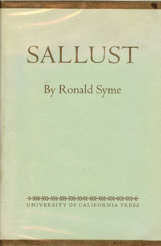 Sallust / by Ronald Syme