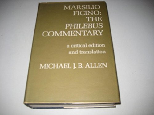 9780520025035: "Philebus" Commentary: A Critical Edition and Translation