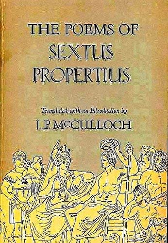 Beispielbild fr Poems of Sextus Propertius zum Verkauf von Wonder Book