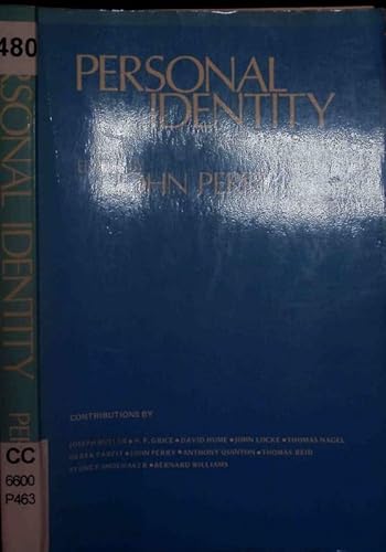 9780520027916: Personal identity (Topics in philosophy)