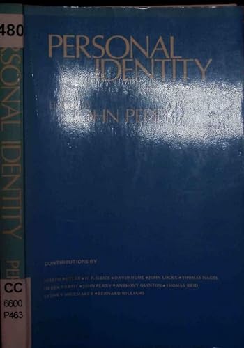 9780520027916: Personal identity (Topics in philosophy)