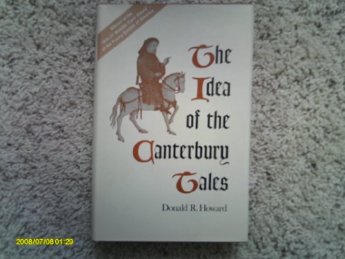 Stock image for The Idea of the Canterbury Tales for sale by Open Books