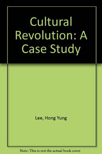 9780520032972: Cultural Revolution: A Case Study