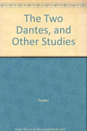 Beispielbild fr Two Dantes and Other Studies zum Verkauf von Project HOME Books