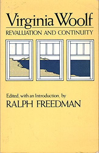 Imagen de archivo de Virginia Woolf : Revaluation and Continuity, a Collection of Essays a la venta por Better World Books