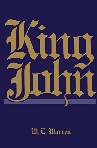 9780520036437: King John (English Monarchs)