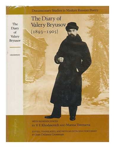 Imagen de archivo de The Diary of Valery Bryusov, 1893-1905 (Documentary Studies in Modern Russian Poetry) (English and Russian Edition) a la venta por Stock & Trade  LLC