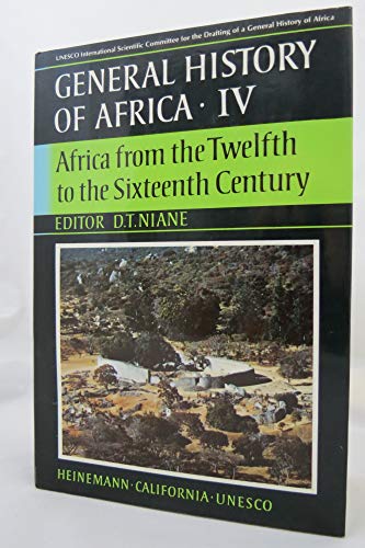 Stock image for UNESCO General History of Africa : Africa from the the Twelfth to the Sixteenth Century for sale by Better World Books