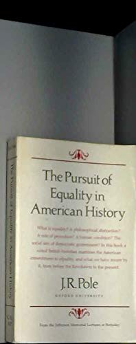 Beispielbild fr The Pursuit of Equality in American History zum Verkauf von Wonder Book