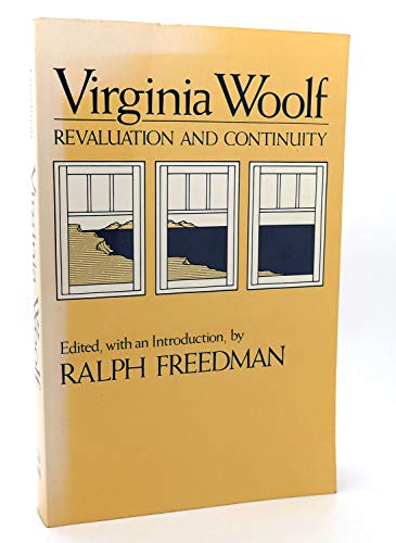 Beispielbild fr Virginia Woolf: Revaluation and Continuity, a Collection of Essays zum Verkauf von Wonder Book