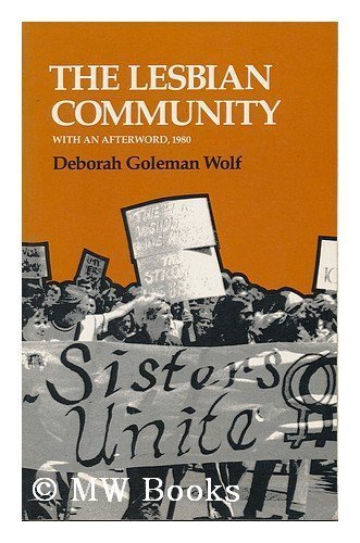 Beispielbild fr The Lesbian Community zum Verkauf von Better World Books