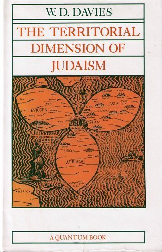 Beispielbild fr The Territorial Dimension of Judaism zum Verkauf von Better World Books