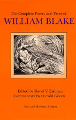 Beispielbild fr The Complete Poetry and Prose of William Blake zum Verkauf von Better World Books