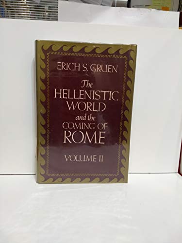 Imagen de archivo de The Hellenistic World and the Coming of Rome a la venta por Better World Books