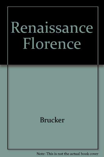 9780520049192: Renaissance Florence, Updated edition