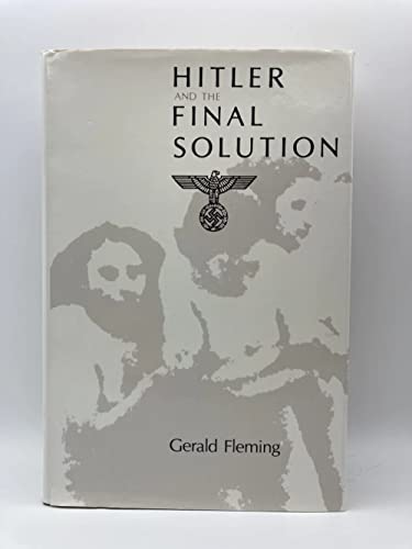 Beispielbild fr Hitler and the Final Solution zum Verkauf von Books From California