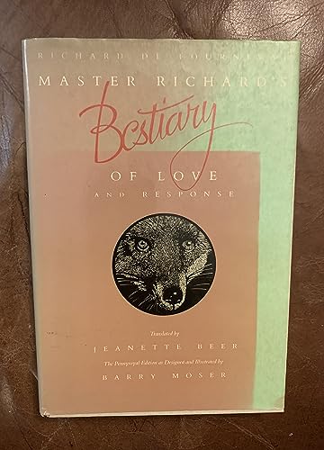 Beispielbild fr Master Richards Bestiary of Love and Response zum Verkauf von Friends of  Pima County Public Library