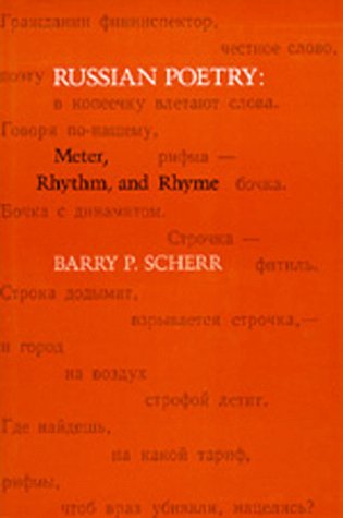 Imagen de archivo de Russian Poetry: Meter, Rhythm, and Rhyme a la venta por Amazing Books Pittsburgh