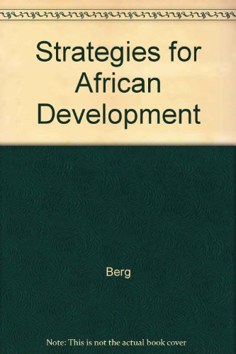 Stock image for Strategies for African Development for sale by Anybook.com