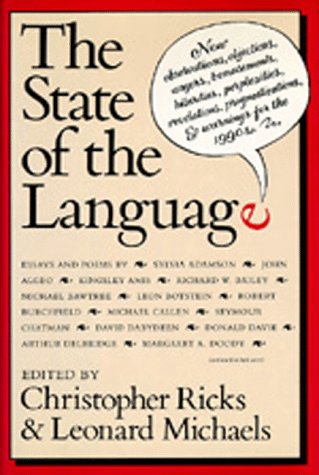 Beispielbild fr The State of the Language : 1990 Edition zum Verkauf von Better World Books