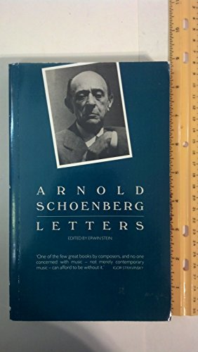 Beispielbild fr Arnold Schoenberg Letters zum Verkauf von Redux Books