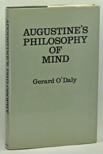 Imagen de archivo de AUGUSTINE'S PHILOSOPHY OF MIND a la venta por Second Story Books, ABAA