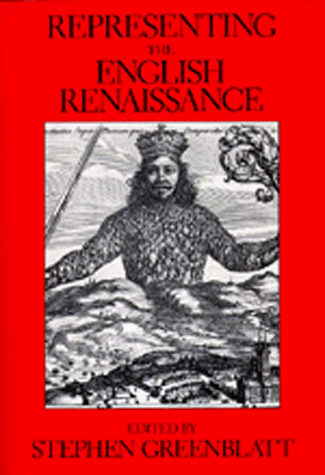 Imagen de archivo de Representing the English Renaissance (Representations Books) a la venta por SecondSale