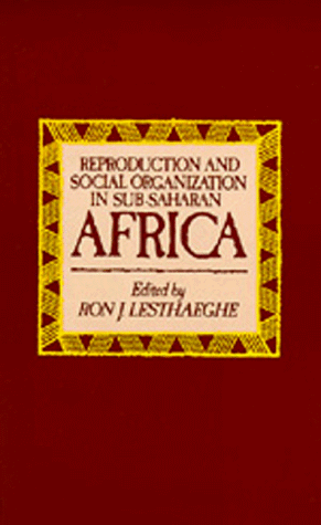 Stock image for Reproduction and Social Organization in Sub-Saharan Africa (Studies in Demography) for sale by HPB-Red