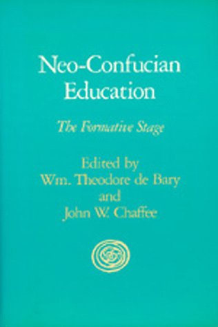 9780520063938: Neo-Confucian Education: The Formative Stage (Studies on China)