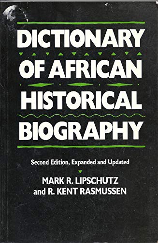 Stock image for Dictionary of African Historical Biography for sale by Better World Books