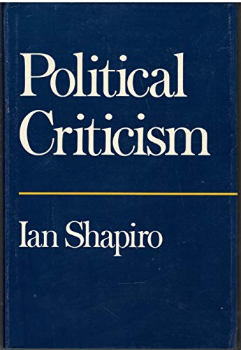 9780520066724: Political Criticism