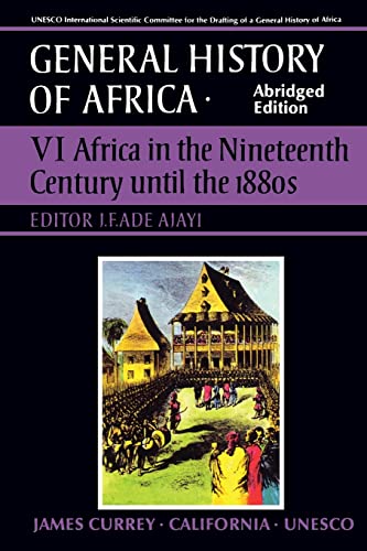 Beispielbild fr UNESCO General History of Africa, Vol. VI, Abridged Edition (Volume 6) zum Verkauf von Black Cat Books