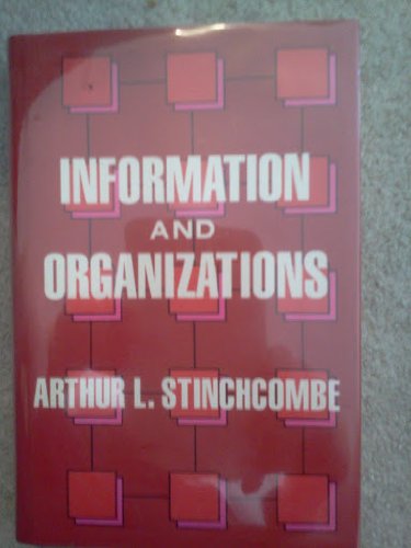 Beispielbild fr Information and organizations [electronic resource]. zum Verkauf von Kloof Booksellers & Scientia Verlag
