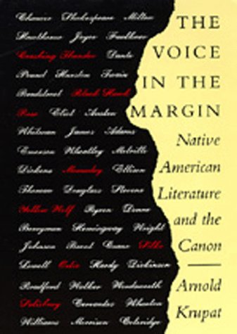 Beispielbild fr The Voice in the Margin : Native American Literature and the Canon zum Verkauf von Better World Books