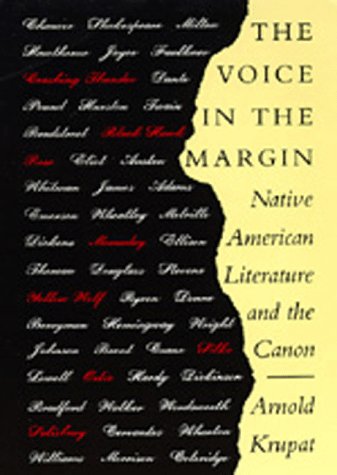 Imagen de archivo de The Voice in the Margin : Native American Literature and the Canon a la venta por Better World Books