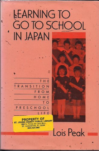 Learning to Go to School In Japan: The Transition from Home to Preschool Life