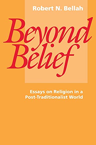 Beispielbild fr Beyond Belief : Essays on Religion in a Post-Traditionalist World zum Verkauf von Better World Books