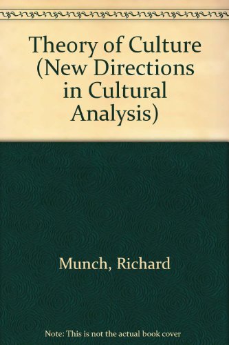 9780520075986: Theory of Culture (New Directions in Cultural Analysis)