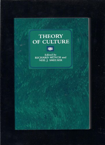 Imagen de archivo de Theory of Culture (New Directions in Cultural Analysis) a la venta por Wonder Book