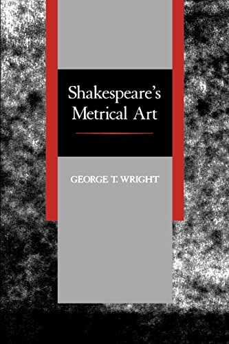 Beispielbild fr Shakespeare's Metrical Art zum Verkauf von BooksRun