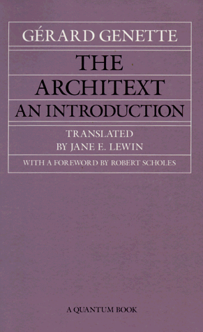 9780520076617: The Architext (Paper): An Introduction: 31 (Quantum Books)