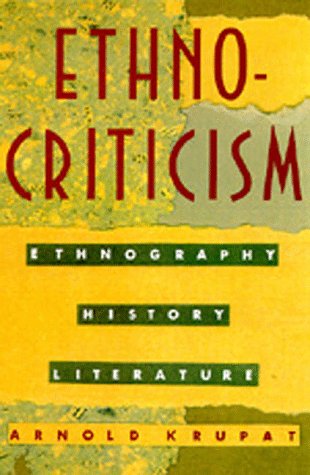 Imagen de archivo de Ethnocriticism : Ethnography, History, Literature a la venta por Better World Books