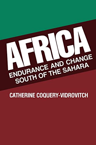 Beispielbild fr Africa: Endurance and Change South of the Sahara zum Verkauf von HPB-Diamond