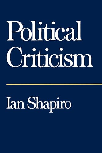 Imagen de archivo de Political Criticism a la venta por Better World Books