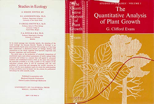 Imagen de archivo de The quantitative analysis of plant growth (Studies in ecology) a la venta por ThriftBooks-Atlanta