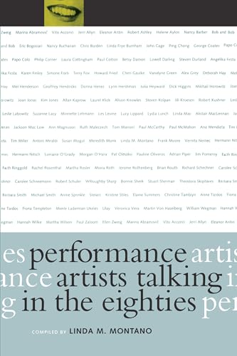 9780520210226: Performance Artists Talking in the Eighties