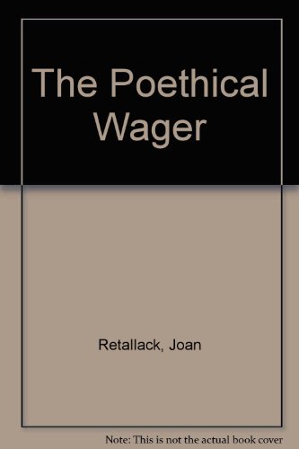 Stock image for The Poethical Wager for sale by Benjamin Books