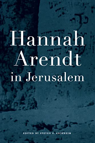 Stock image for Hannah Arendt in Jerusalem for sale by HPB-Red
