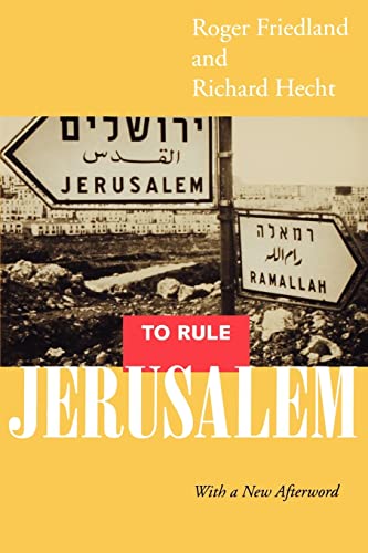 9780520220928: To Rule Jerusalem