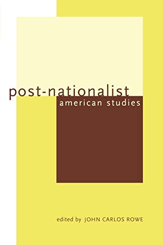 Stock image for Post-Nationalist American Studies for sale by Better World Books